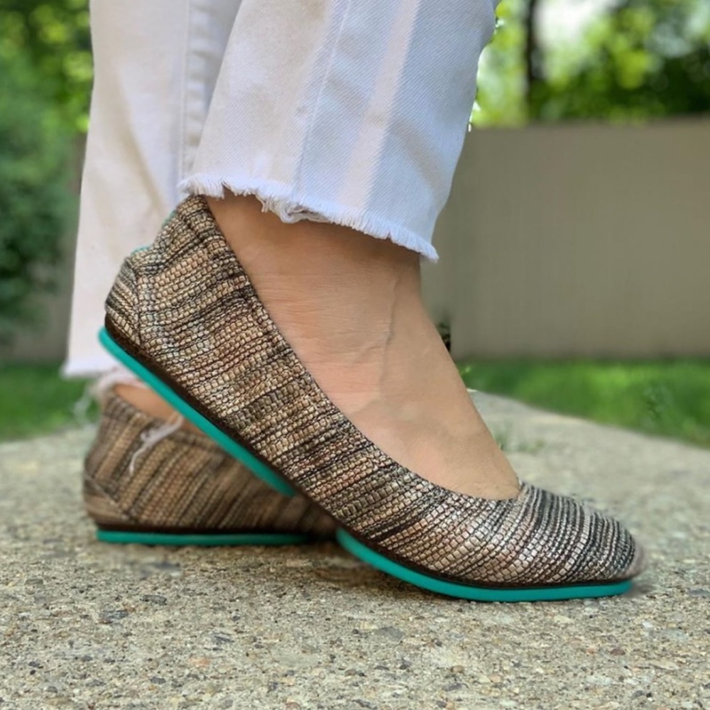NEW Tieks MOJAVE Leather Ballet Flat shoes - Picture 6 of 14